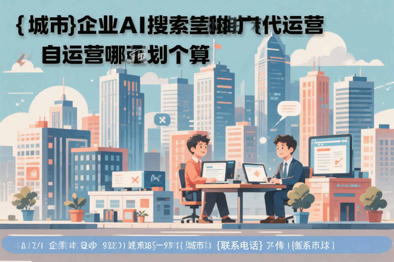 新余企业AI搜索推广代运营和自运营哪个更划算