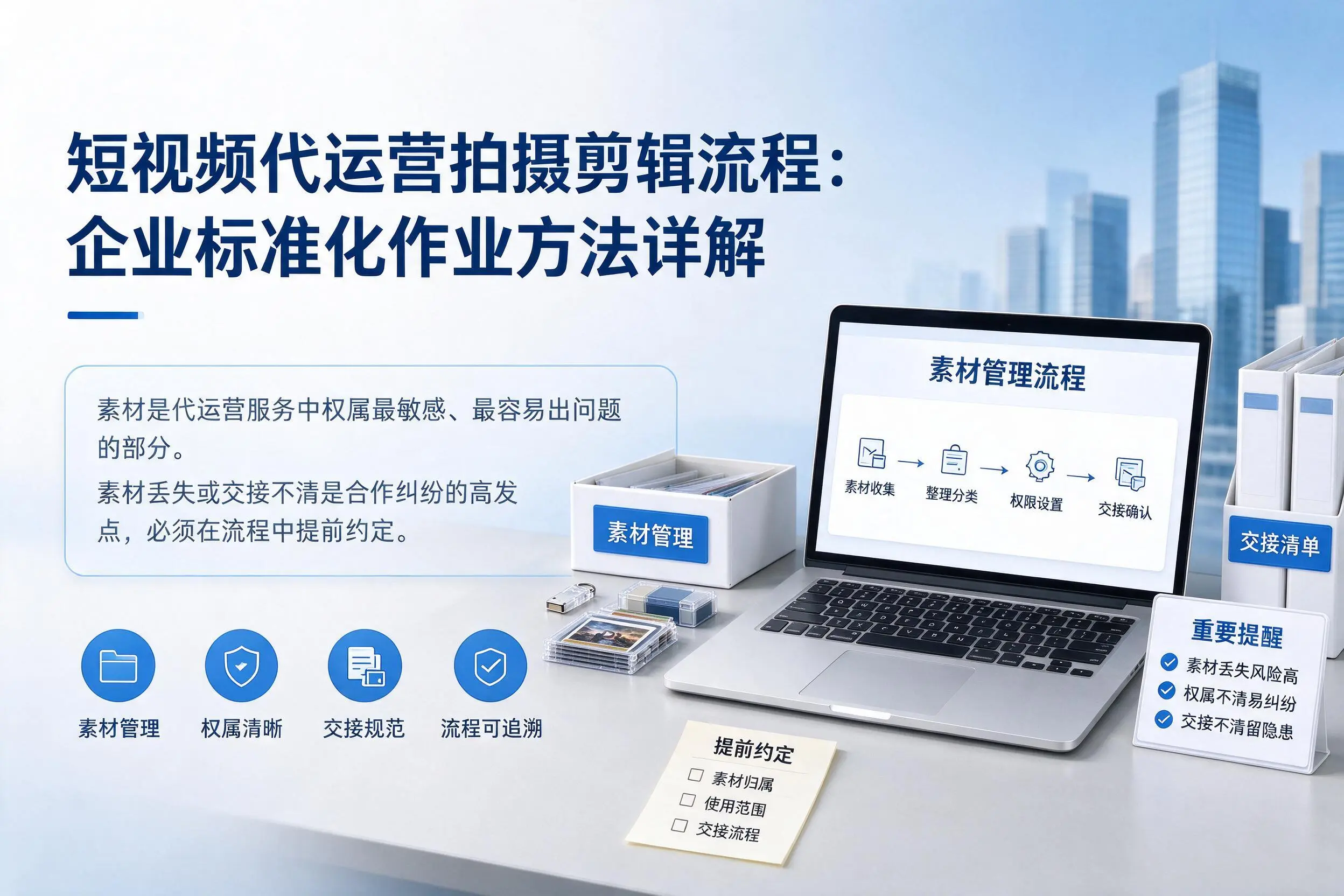短视频代运营拍摄剪辑流程:新余企业标准化作业方法详解
