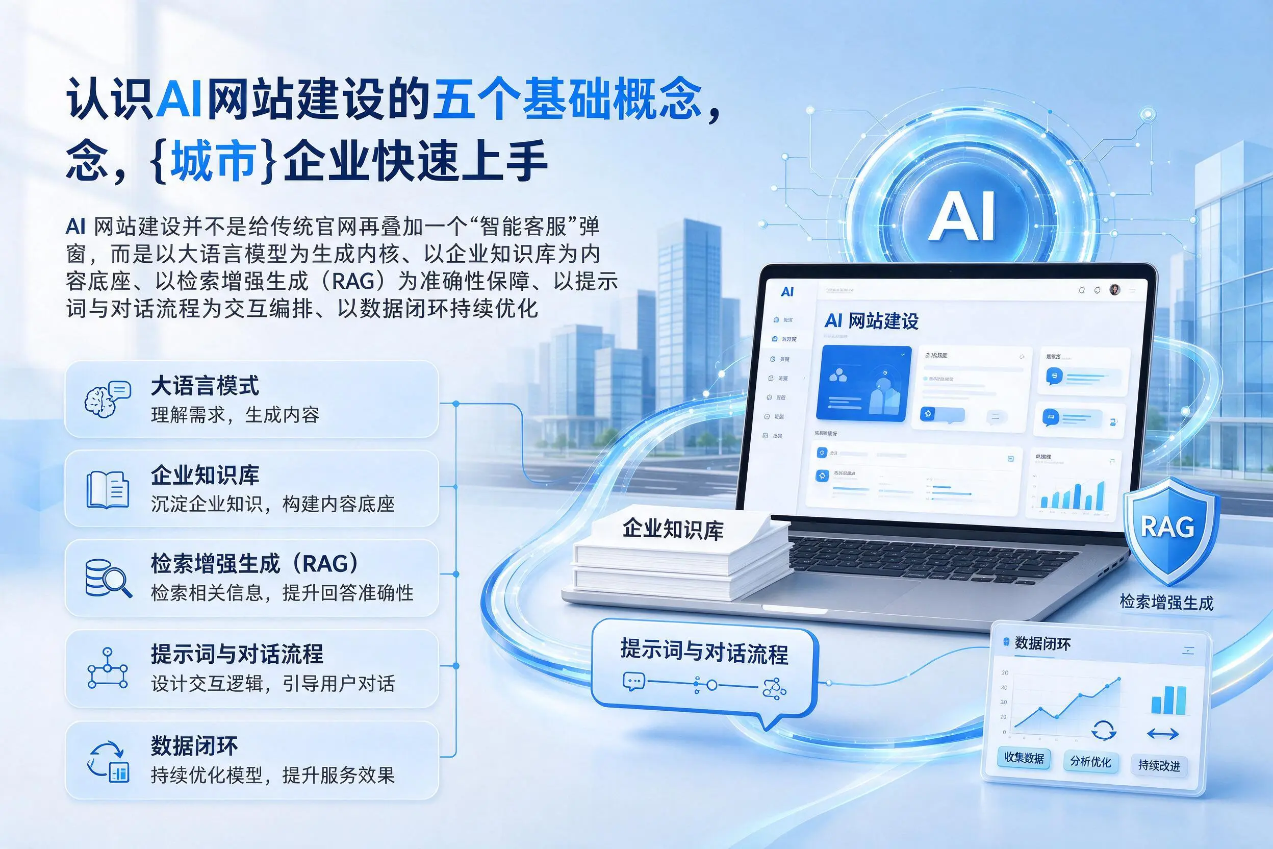 认识AI网站建设的五个基础概念，新余企业快速上手
